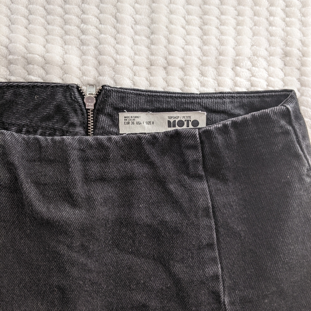 Topshop denim miniskirt